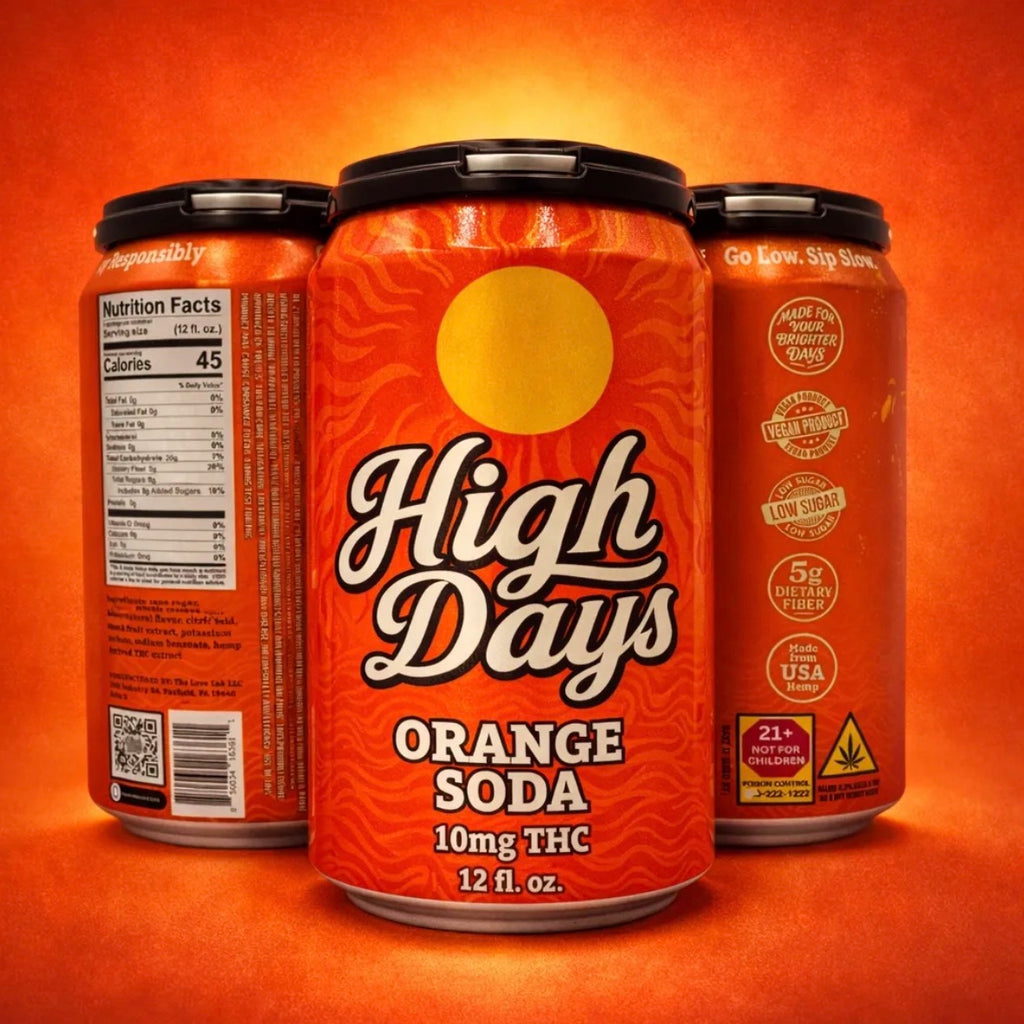 High Days Prebiotic THC Beverages – Keepin It Glassy Store