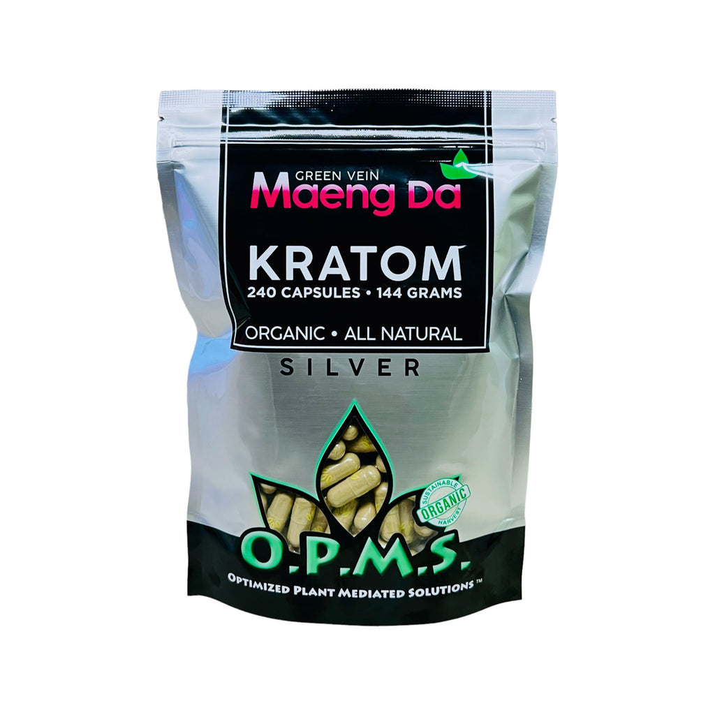 Opms Silver Green Maeng Da Capsules – Keepin It Glassy Store